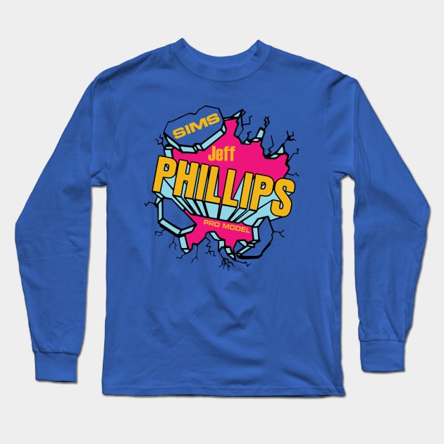 Jeff Phillips Pink Sims Long Sleeve T-Shirt by zavod44